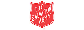 The Salvation Army red shield logo with white text reading The Salvation Army in three lines inside the shield, as seen at events featuring Scott Dutton keynote speaker Australia.